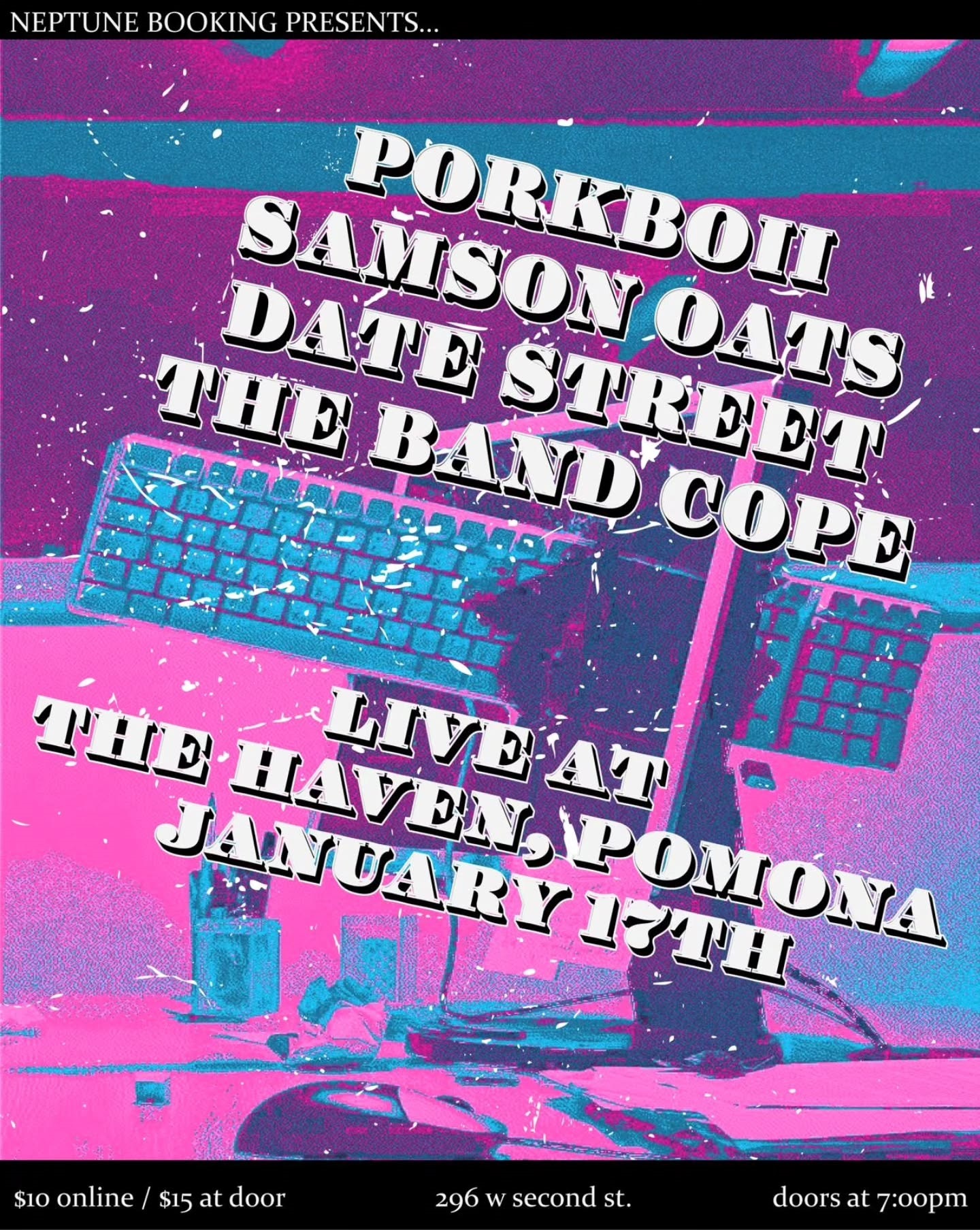 Show in Pomona, CA on Saturday, January 17th, 2026