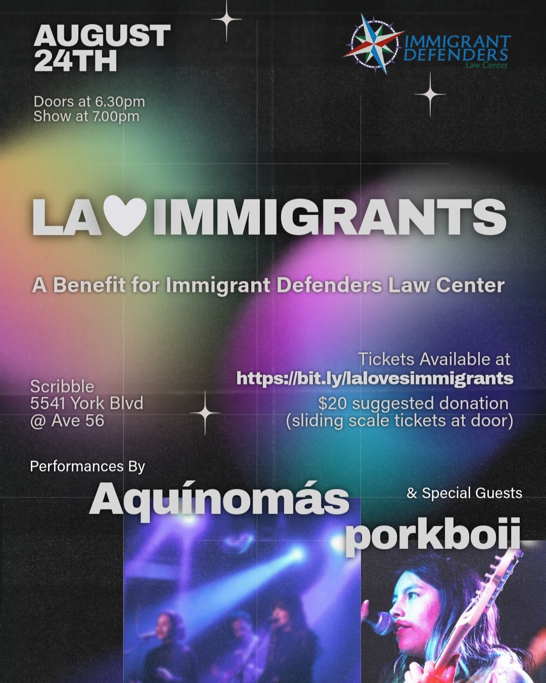 Porkboii Show in Los Angeles on August 24th 2025